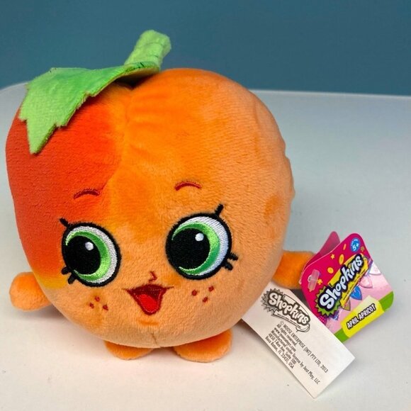 SHOPKINS April Apricot NWT 5” Plush - Picture 1 of 7